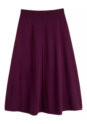 Chinti & Parker A-line midi skirt - Purple