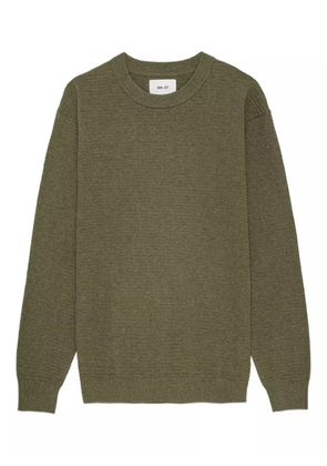 NN07 ribbed crew-neck sweater - Green