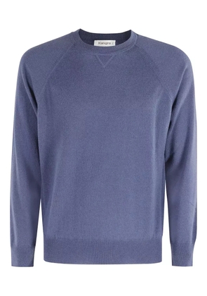 Kangra raglan-sleeve sweater - Blue