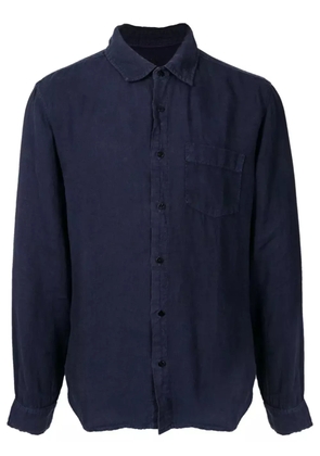 Osklen long-sleeve linen shirt - Blue