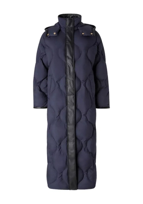 PINKO quilted hooded coat - Blue
