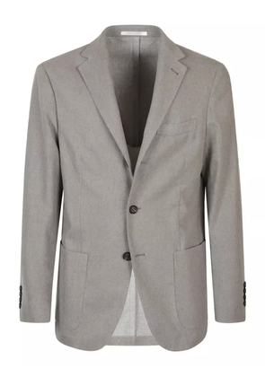 Eleventy buttoned cashmere-wool jacket - Grey
