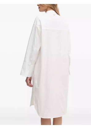 Barbour pocket-detail shirt dress - White