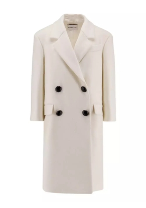 Givenchy double-breasted wool coat - Neutrals