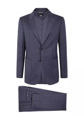 Zegna two-button wool suit - Grey