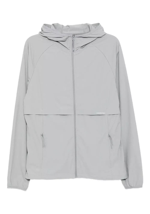 CONDITION WEAR zip-up windbreaker jacket - Grey