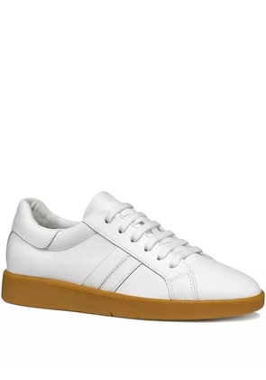 Geox Meleda leather lace-up sneakers - White