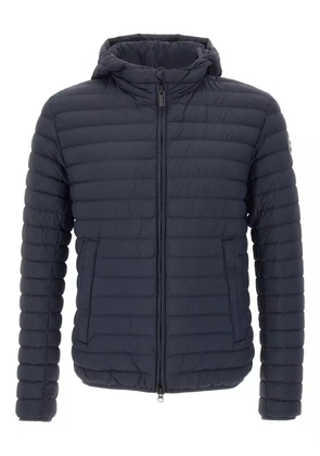 Colmar hooded horizontal-quilted down jacket - Blue