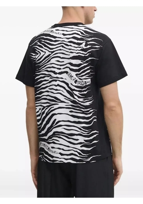 Versace Jeans Couture zebra-print T-shirt - Black