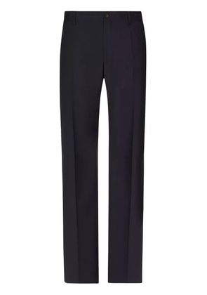 Dolce & Gabbana linen-blend trousers - Blue