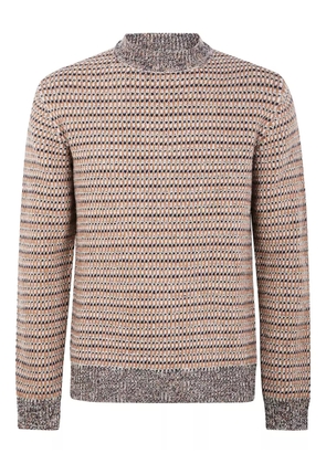Zanone textured wool sweater - Neutrals