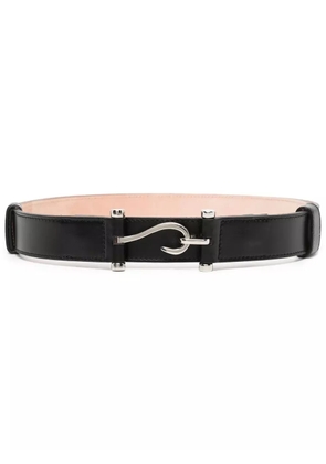 Edhen Milano hook-fastening detail belt - Black