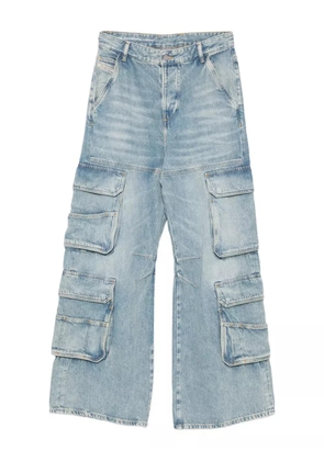 Diesel multi-pocket cargo jeans - Blue
