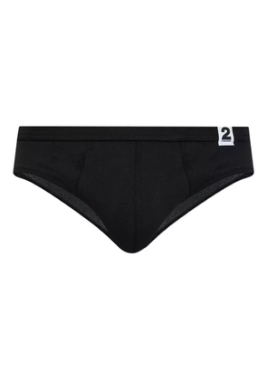 DSQUARED2 logo-label briefs - Black