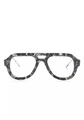 Thom Browne Eyewear pilot-frame glasses - Grey