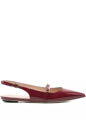Stuart Weitzman Emilia slingback flat pumps - Red