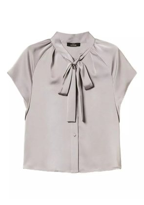 TWINSET bow-detail shirt - Grey