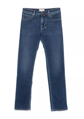 Jacob Cohën embroidered detail jeans - Blue