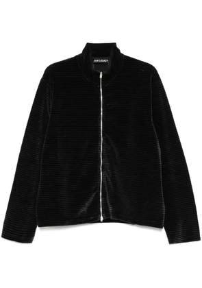 OUR LEGACY Shrunken full-zip jacket - Black