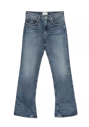 AGOLDE flared regenerative-cotton jeans - Blue