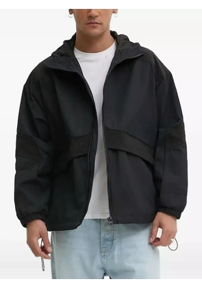 HUGO panelled hooded jacket - Black