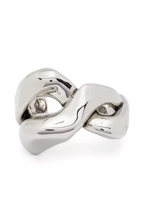 Alexander McQueen twisted cuff bracelet - Silver