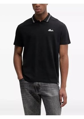 BALR. tipped collar polo shirt - Black