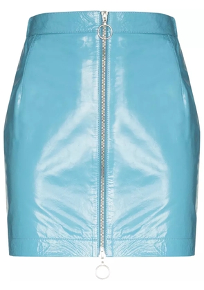 REMAIN Lizzie zipped mini skirt - Blue