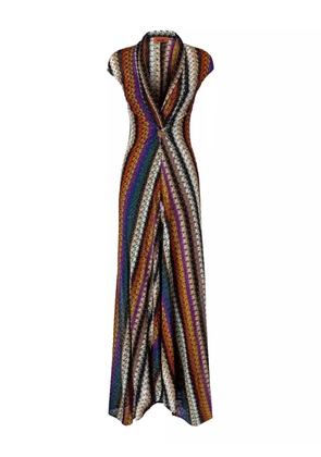 Missoni stripe-pattern maxi dress - Multicolour