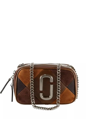 Marc Jacobs mini The Snapshot patchwork shoulder bag - Brown