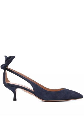 Aquazzura 40mm Bow Tie pumps - Blue