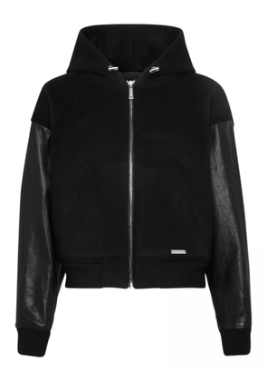 DSQUARED2 hooded zip-up jacket - Black