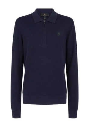 Belstaff half-zip polo jumper - Blue