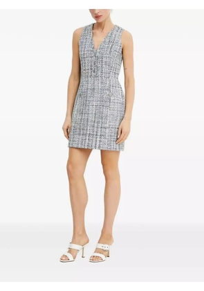 GUESS USA Sadie tweed button-front mini dress - Grey