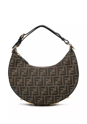 FENDI small Fendigraphy shoulder bag - Brown