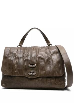 Zanellato medium Postina® leather cross-body bag - Green