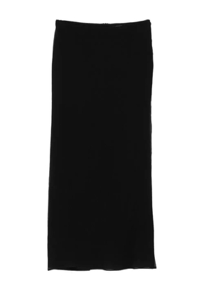 WARDROBE.NYC ribbed midi skirt - Black