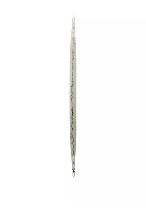 Delvaux leather shoulder strap - White