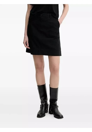 Marc O'Polo button-fastening pocket mini skirt - Black