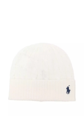 Polo Ralph Lauren cable-knit beanie hat - Neutrals