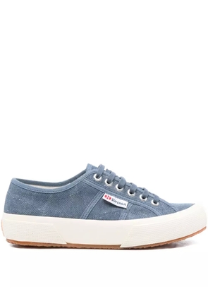 Superga lace-up cotton sneakers - Blue