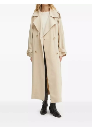 BOSS belted double-breasted trench coat - Neutrals