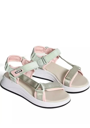 Hoff platform strap sandals - Green