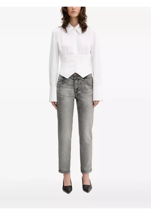 Miss Sixty cinched-waist poplin shirt - White