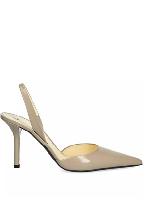 Proenza Schouler 10mm slingback pointed-toe pumps - Neutrals