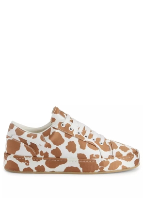 Giuseppe Zanotti GZ-City cow-print sneakers - Brown