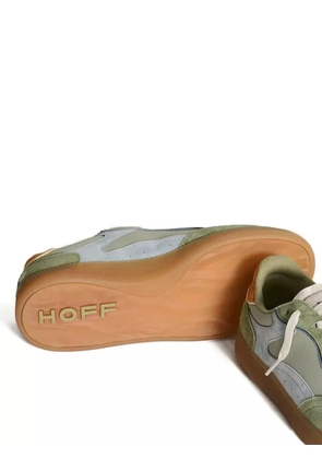 Hoff Park suede panelled sneakers - Green
