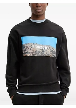 HUGO Hugowood graphic-print sweatshirt - Black