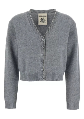 Semicouture embellished cardigan - Grey
