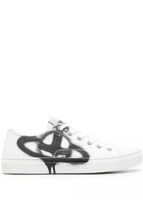 Vivienne Westwood Plimsoll 2.0 canvas sneakers - White